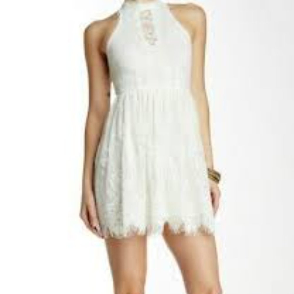 Free People Lace Verushka Mini Dress - Picture 2 of 8